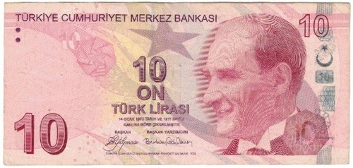 Billet turquie 10 lira - turquie,,