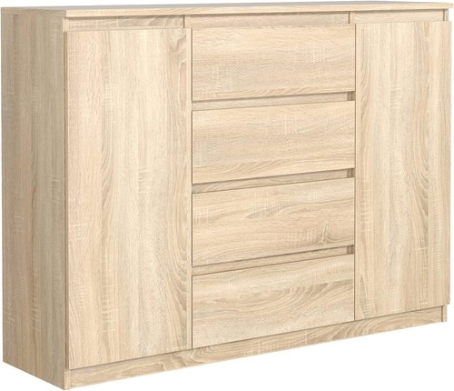 Commode chêne sonoma mat avec - commode,