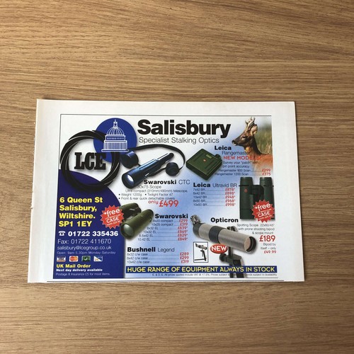 Guns136 magazine advert - advert, 6x9