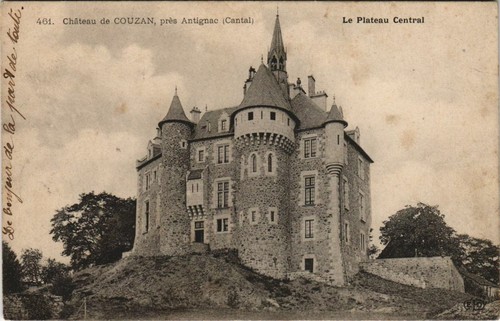 Cpa chateau couzan france - de,