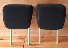 2 appuie tête repose tete banquette siege arriere Fiat Punto 3 III velour noir