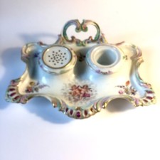 Rare Encrier 18ème Porcelaine