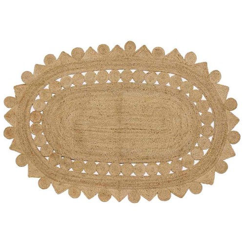Tapis zone naturel jute - tapis,
