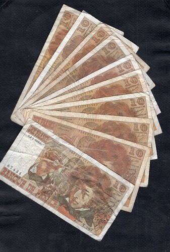 France lot billets de - lot,