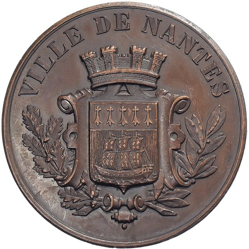 France médaille nantes - france,, médaille,