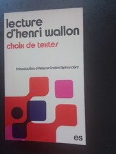 Lecture d'Henri Wallon -