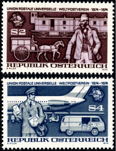 Autriche 1974 upu - 1974, train
