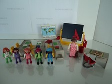 PLAYMOBIL vintage 1900 série rose école classe écolier pupitres set 5314 de 1995