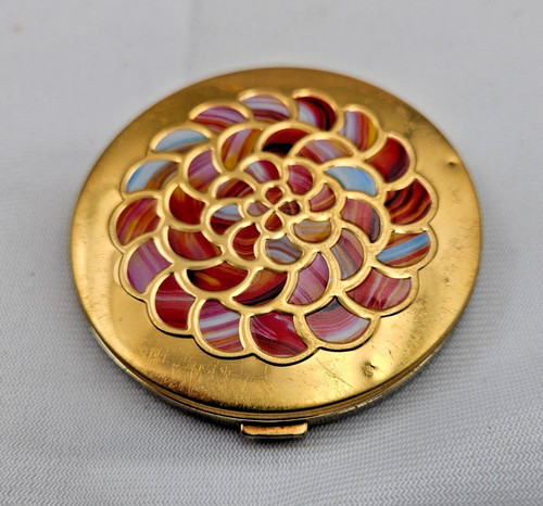 Vintage miroir rond poche - de,