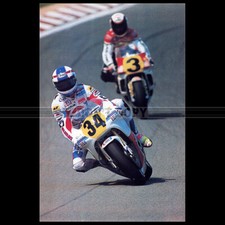 Photo M.001302 KEVIN SCHWANTZ WAYNE RAINEY GRAND PRIX RIJEKA MOTOGP 1989