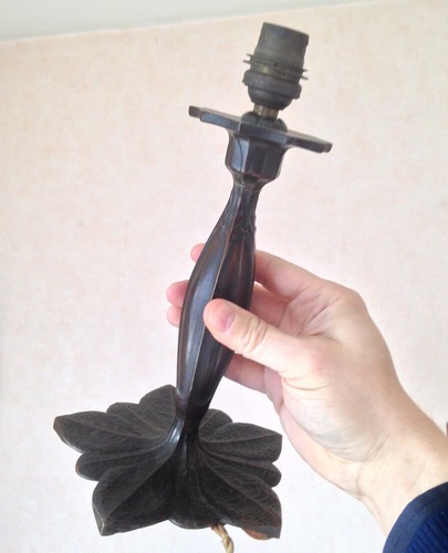Pied lampe bronze - de,
