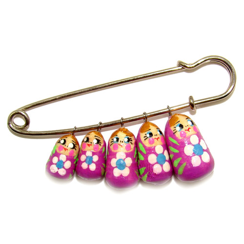 Matriochka broche épingle - matriochka,