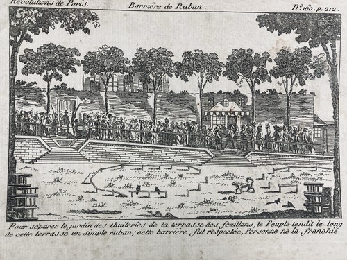 Jardin des tuileries 1792 - jardin,