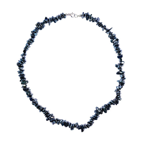 Collier hématite baroque - hématite,