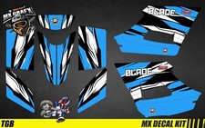 Kit Déco Quad pour / Atv Decal Kit for TGB Blade - Blue Strip