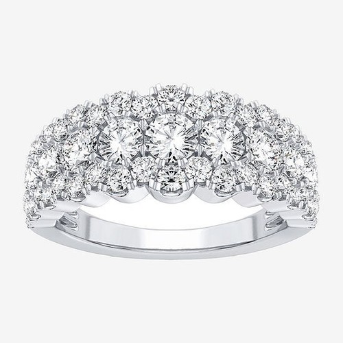 Bague chevalière diamant - 2,