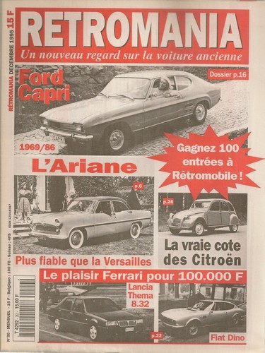 Retromania simca ariane - 20,
