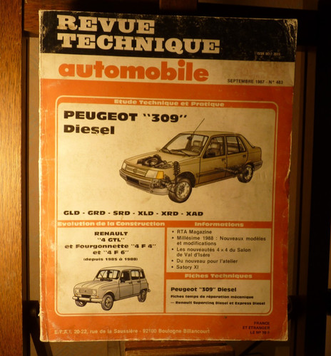 Revue technique automobile - revue,