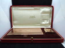 LANCEL coffret fumeur étui à cigarettes Briquet essence lighter petrol Feuerzeug