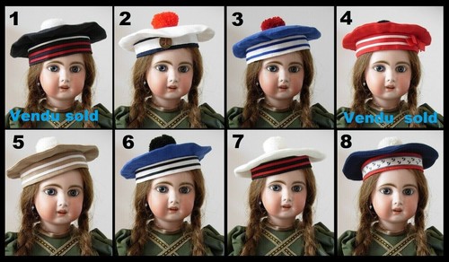 Chapeau béret poupée - , jumeau