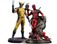 Marvel Deadpool & Wolverine Scale 1:10 Set Of Deux statue Iron Studios Sideshow