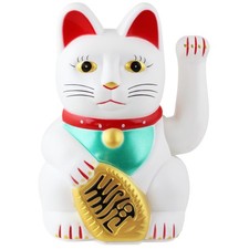 Chat chanceux signe porte