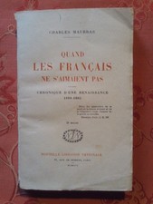 Charles MAURRAS-QUAND LES
