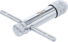 PORTE TARAUD STANDARD 110 mm A CLIQUET DE M5 à M 12 TOURNE GAUCHE