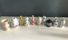 1981 Franklin Mint Porcelain Imperial Dynasty Mini Vase Set Complete Set Japan