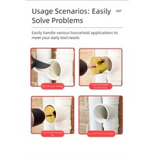 Alésoir de tuyau PVC efficace pour plomberie avec conception de lame de carbure