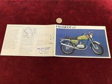brochure de moto N 64 peugeot