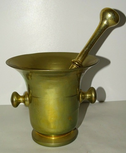Mortier bronze son - *mortier, pilon