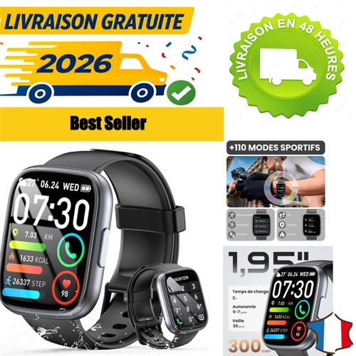 Montre connectée cillso - connectée, t80
