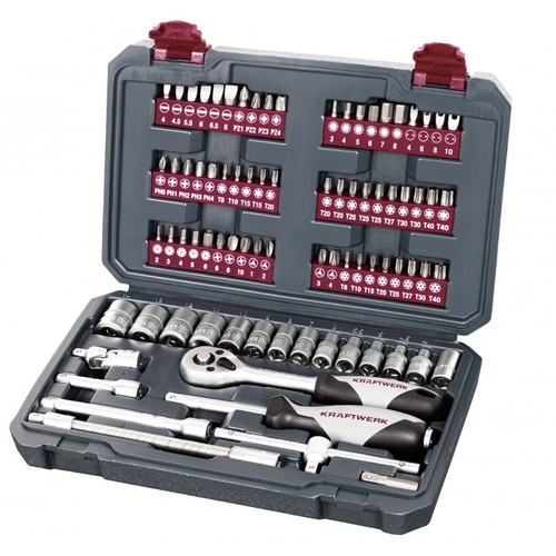 Coffret douilles 4 - coffret, 1/4'