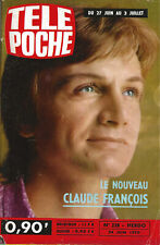 Télé Poche n° 228 - Claude François (Juin 1970)