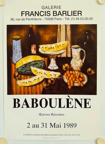 Affiche baboulene 1989 - affiche,