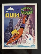 Rare Oum Le dauphin N° 19 Lug Archive 1973 Mitton Animal Parade No STRANGE