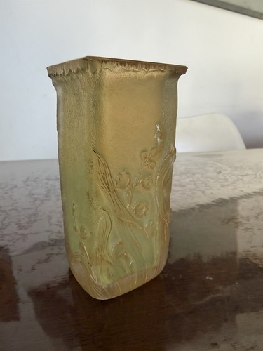 Vase daum nancy quadrangulaire - daum,