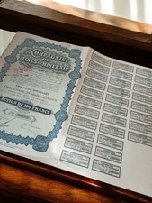 Action au porteur vintage