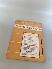 REVUE TECHNIQUE CARROSSERIE Peugeot 404 et dérive204 coupé cabriolet 1969