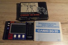 CASIO BG-20 COMBAT DE BOXE DANS SA BOITE AVEC NOTICE ''FONCTIONNE''
