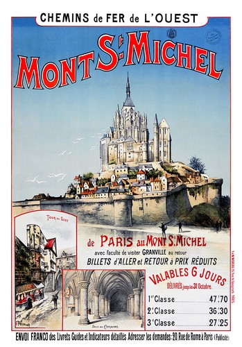 Affiche chemin fer - fer, ouest
