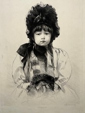 Suzette GRAVURE Eau Forte