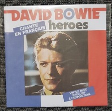 45 tours bleu David Bowie chante en français Heroes neuf jamais déballé