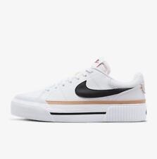 Nike Chaussures Femme Court Legacy Lift - 100 (Blanc / Chanvre / Équipe Orange /
