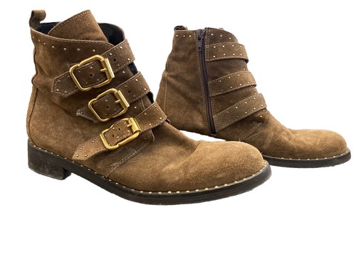 Minelli brown italian leather - brown,