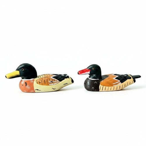 Canard bois sculpté - bois,