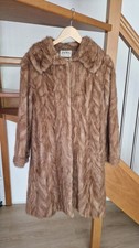 Manteau en vison Jama marron