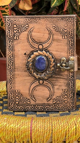 Cahier cuir triple lune - triple,