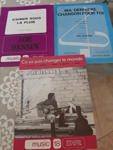 Joe dassin lot - 3, partitions